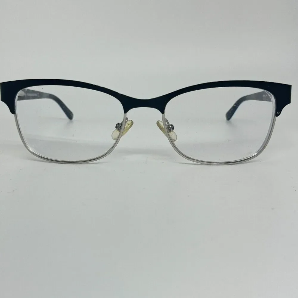 BANANA REPUBLIC Burke Black/ Silver Steel Mens Eyeglasses Frame 51-17-135 H14516